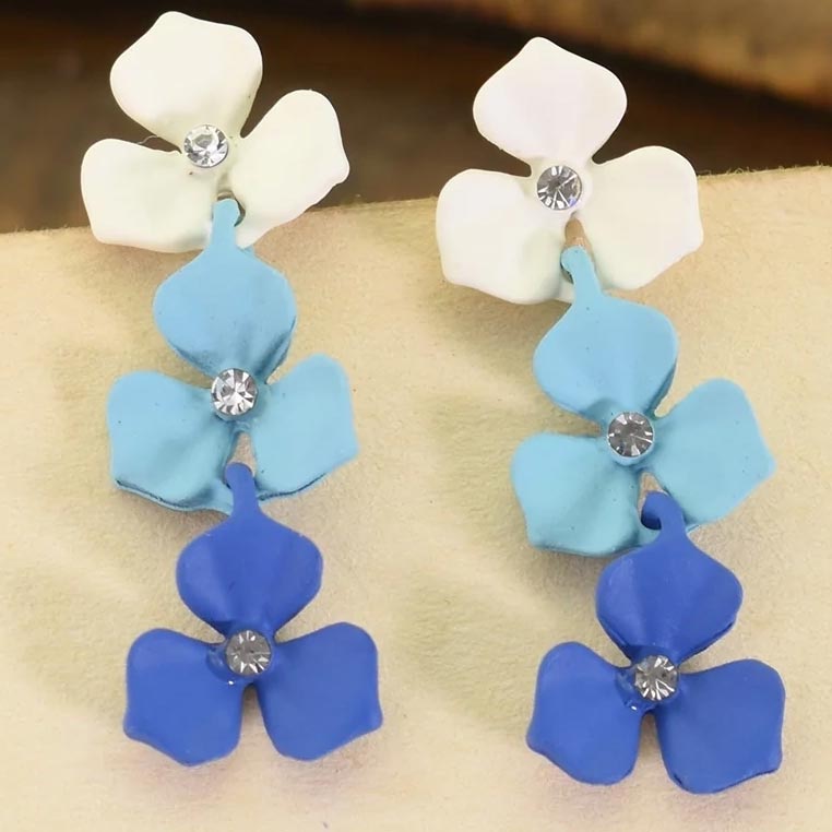 Elara Bloom Drop Earrings