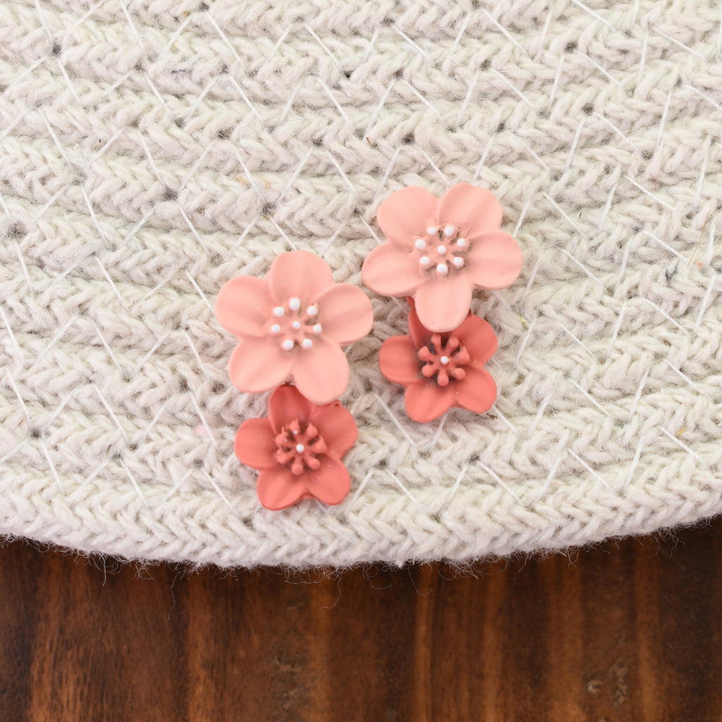Luna Blush Bloom Earrings