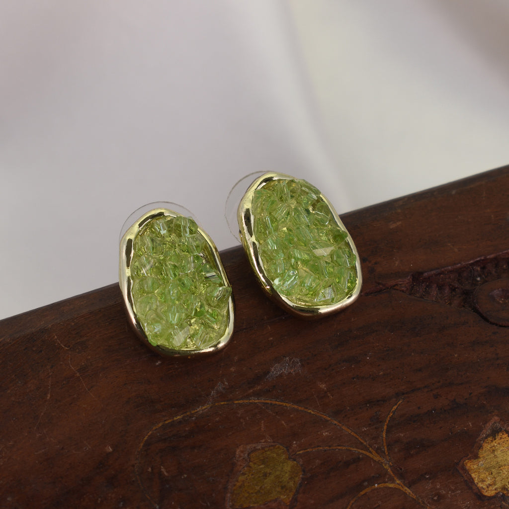 Lime Crush Stud Earrings