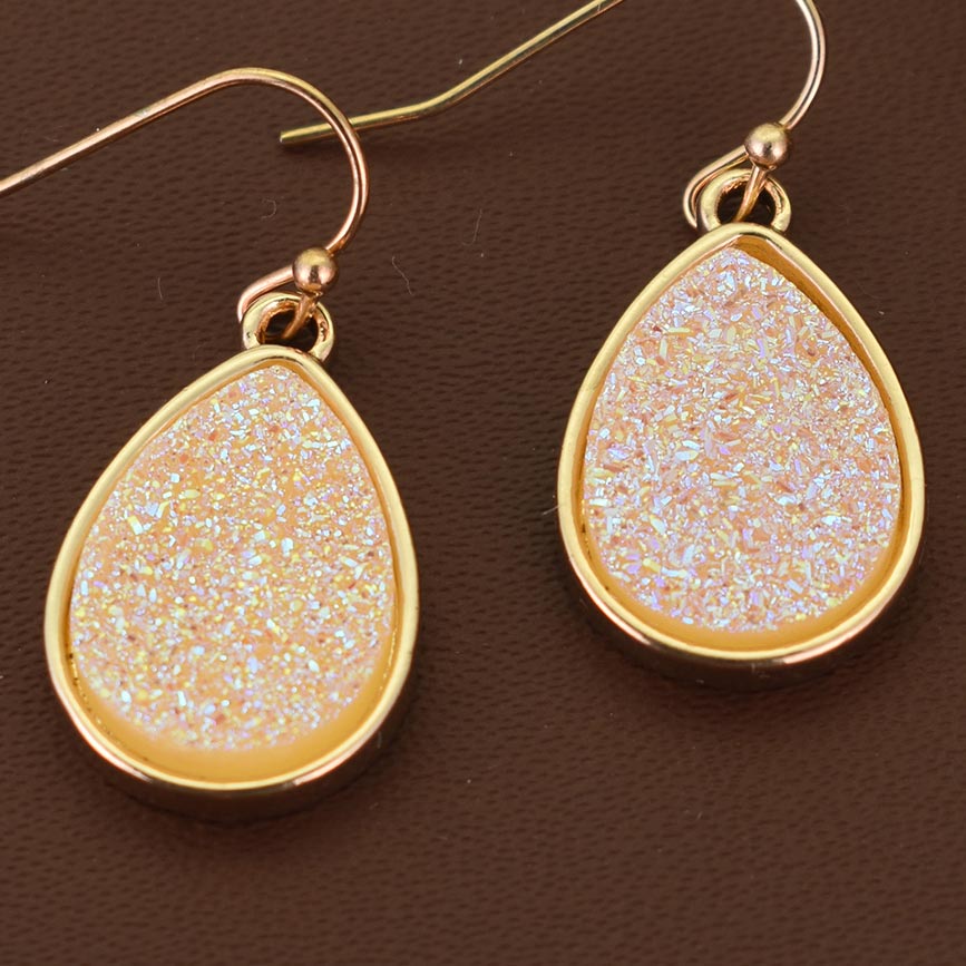 Aurora Glow Teardrop Earrings