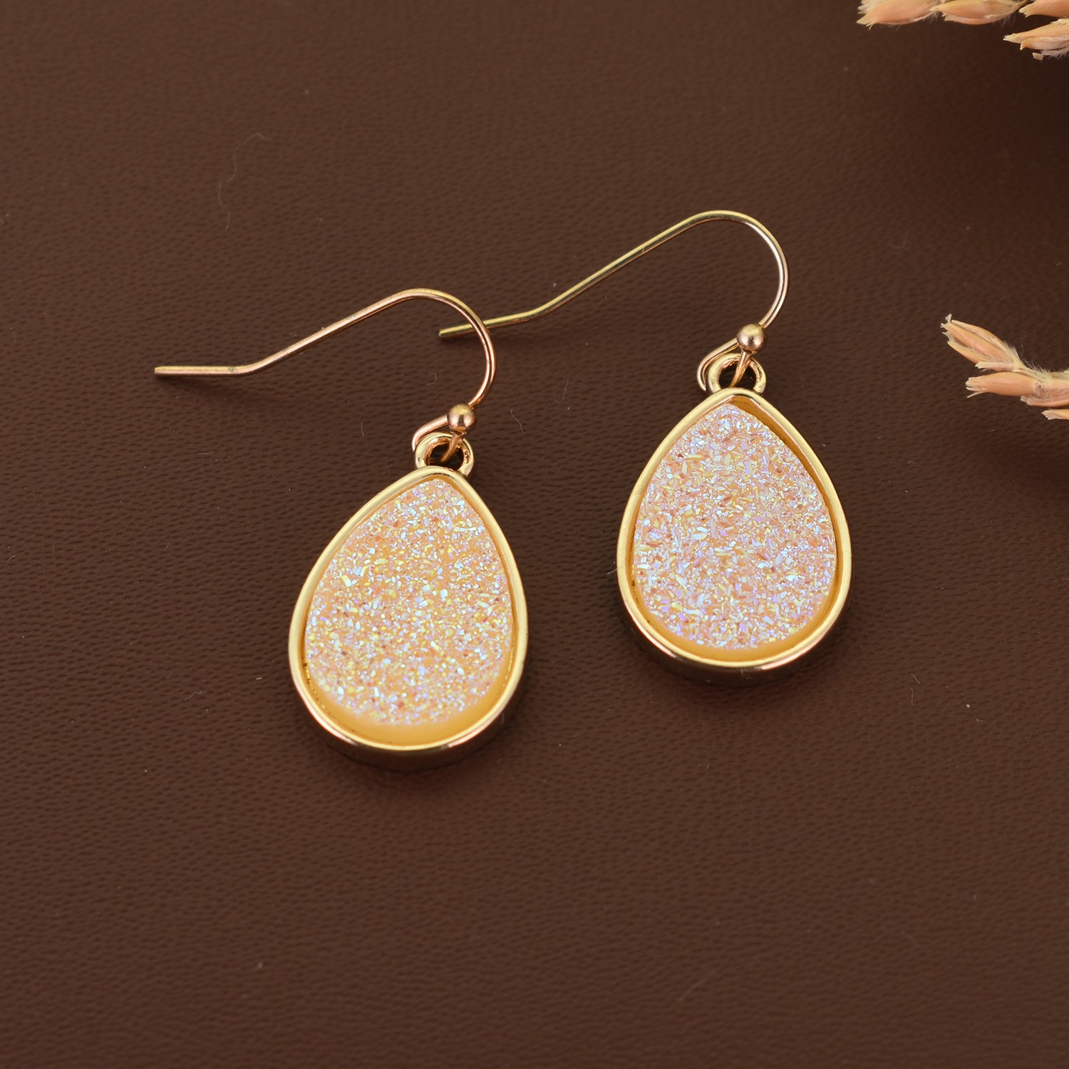 Aurora Glow Teardrop Earrings