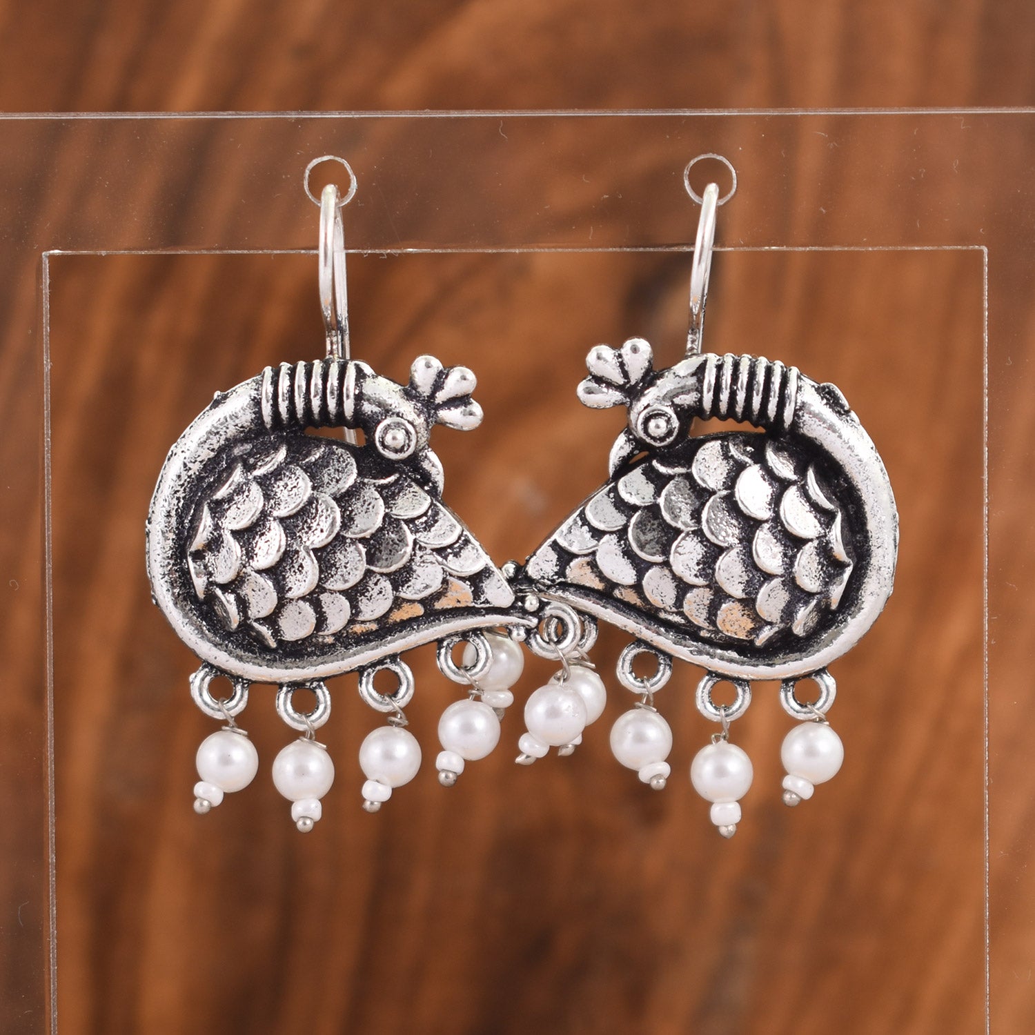 Deeva Oxidised Earrings