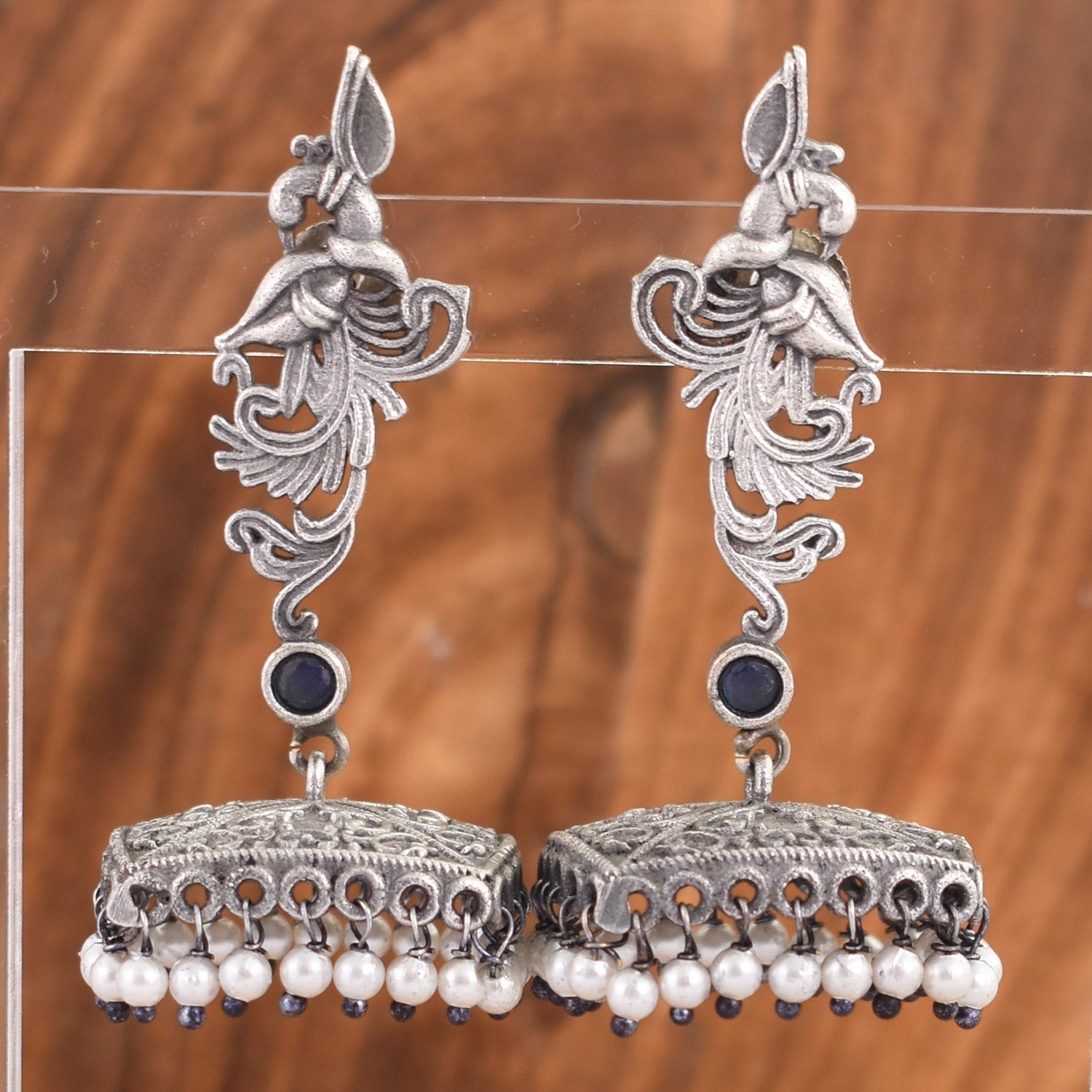 Aarohi Oxidised Earrings
